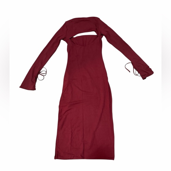 Oh Polly Modal Square-Neck Midi Dress - Picture 5 of 9